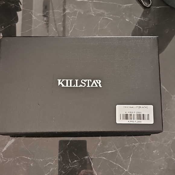 Killstar Black and Silver Studded Wallet - Picture 5 of 5